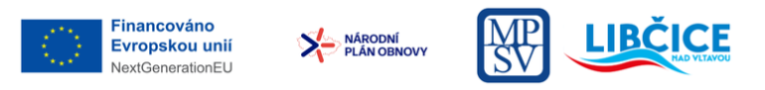 Publicita -Financováno EU/Národní plán obnovy/MPSV/Libčice